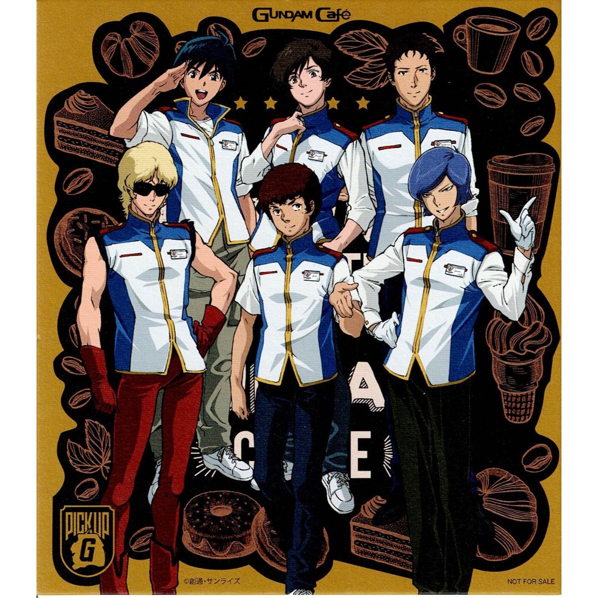 ガンダム』 ガンダムカフェ ミニ色紙風 コースター 集合 | K-BOOKS