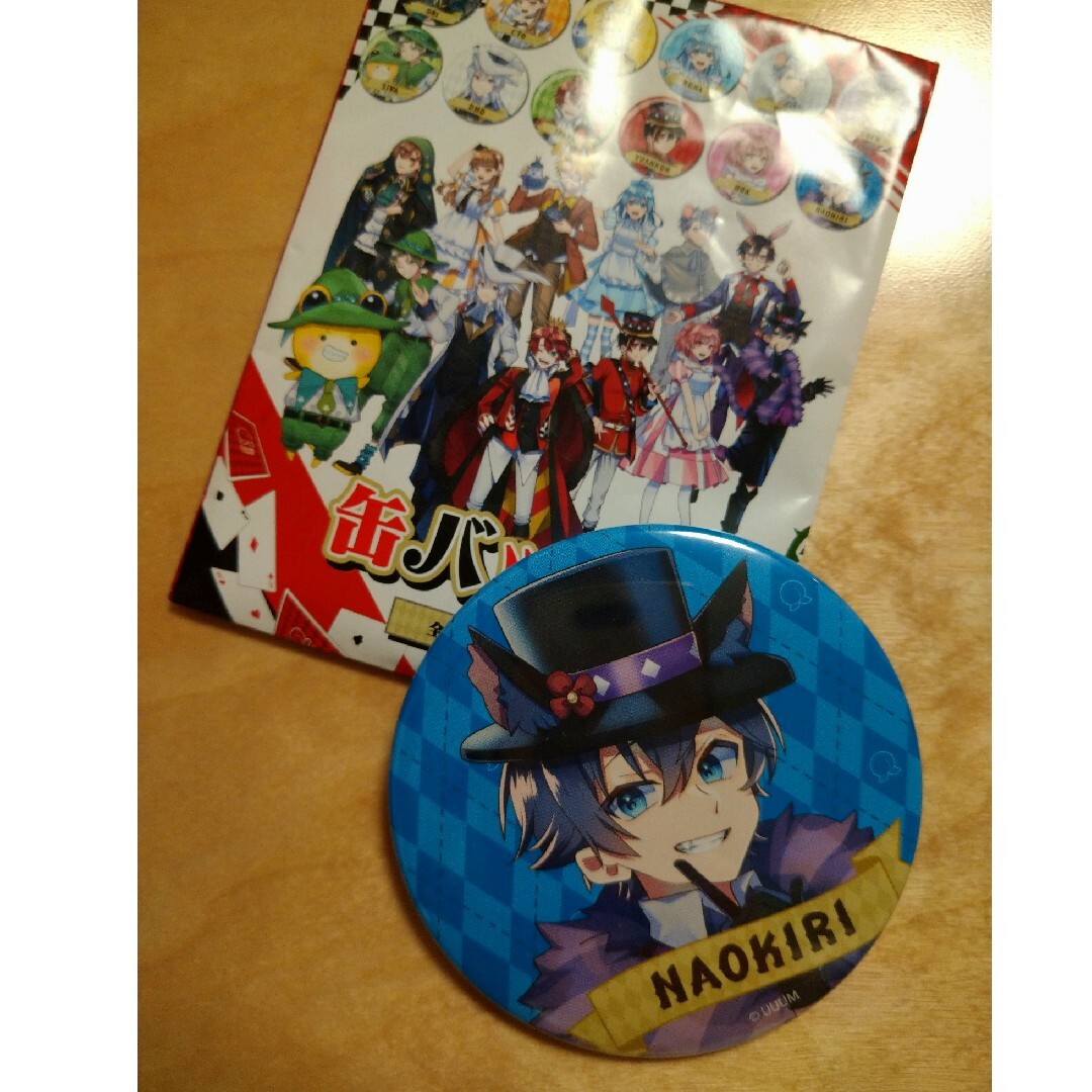 カラフルピーチ からぴちくじ 落ちた先はワンダーランド 缶バッジ なお