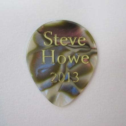 イエス YES スティーヴ・ハウ Steve Howe 2013 ギターピック Ask YES - Friday 17th May 2013 - Steve Howe - Yesworld