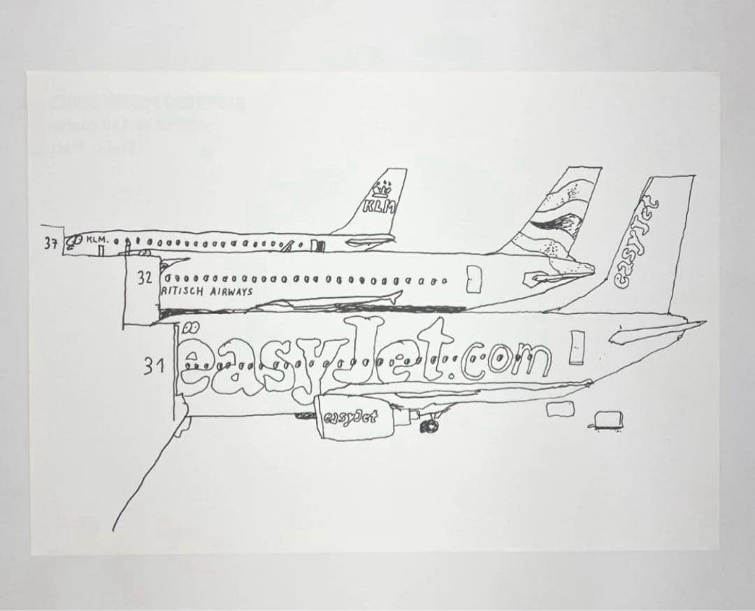 Easy Jet poster Stefan Marx ステファン・マルクス Easy Jet (poster) by Stefan Marx | SALT AND PEPPER